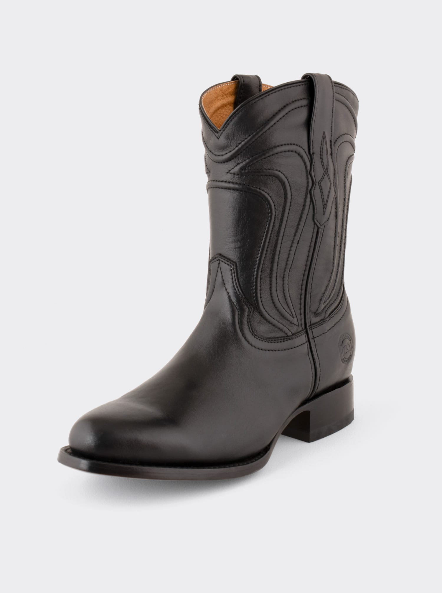 Bota Roper con Suela de Cuero Borrego Negro Estilo 1005