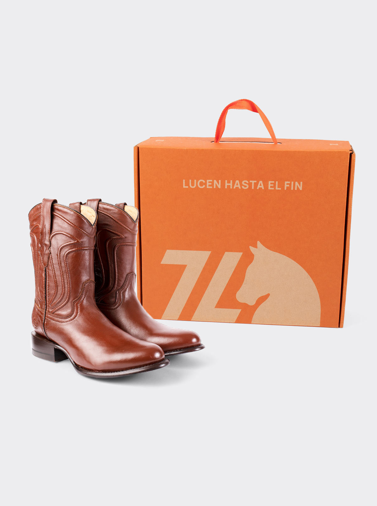 Bota Roper con Suela de Cuero Borrego Café Estilo 1005