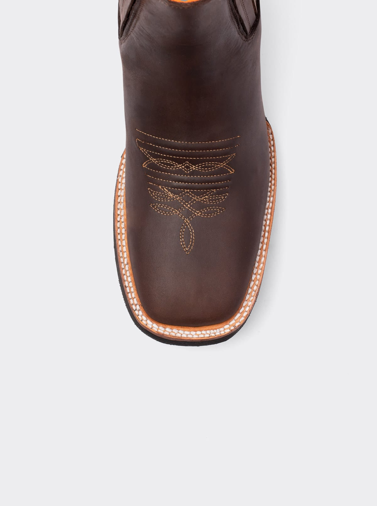 Botin Rodeo con Suela Ligera para Trabajo Crazy Café Estilo 3601