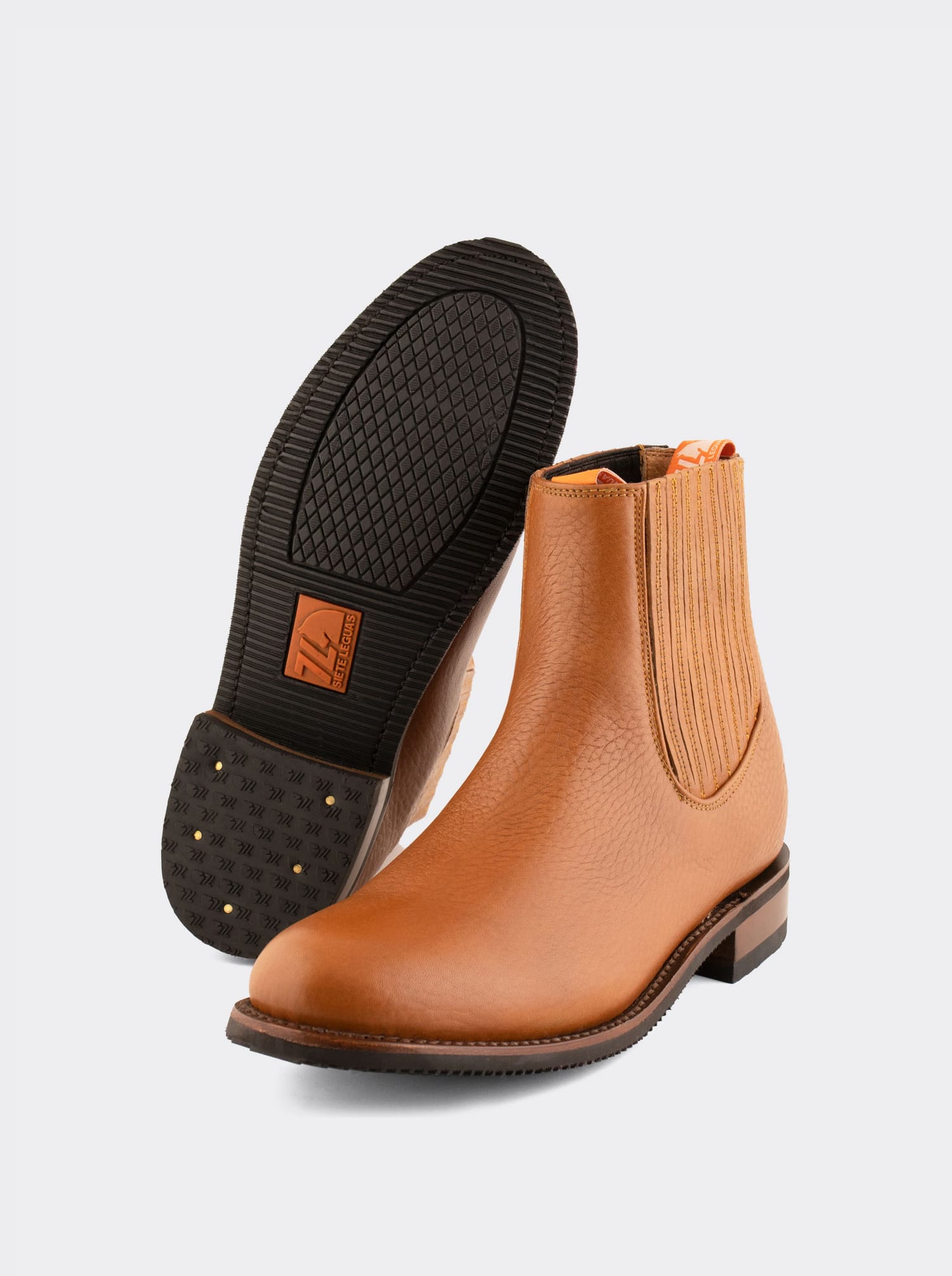 Botín Charro con Suela Antiderrapante Bull Fight Maple Estilo 6000