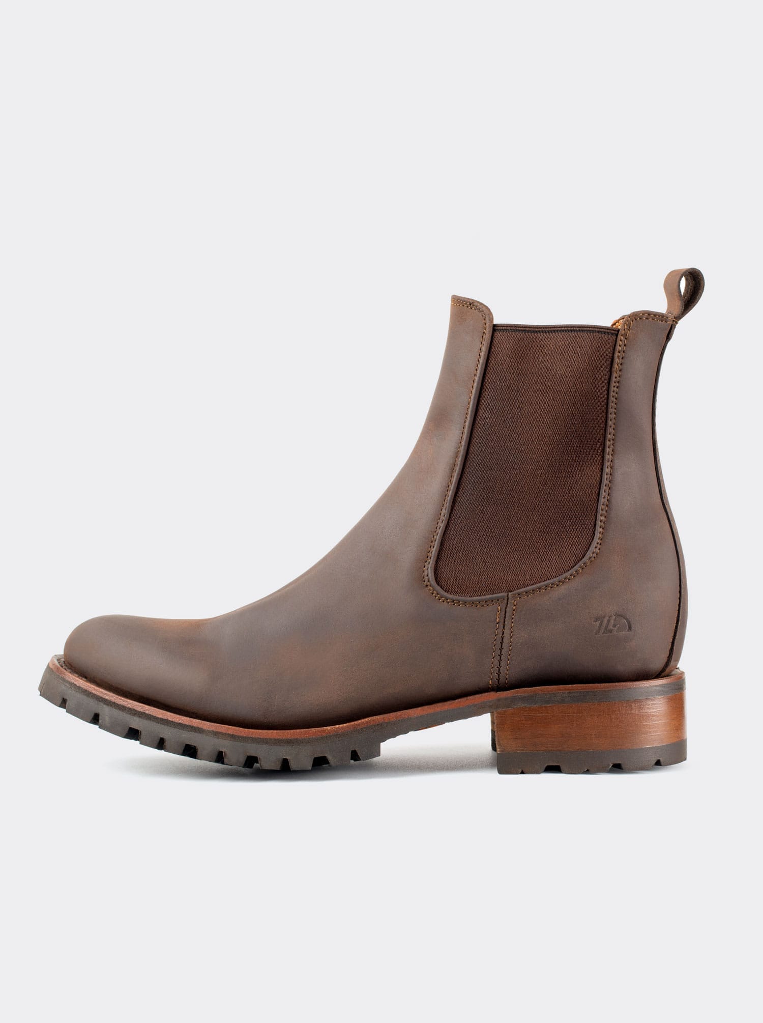 Botín Chelsea con Suela Track Crazy Café Estilo 6206 – Siete