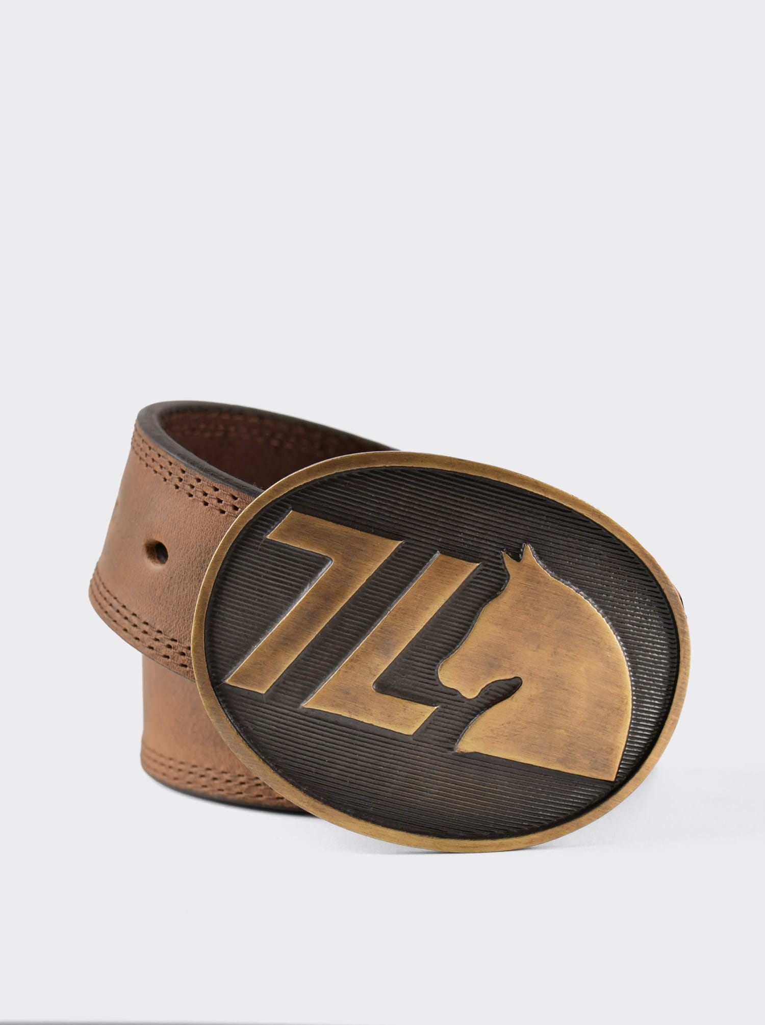 Cinturón Vaquero 7 Leguas Encino Café Estilo 14