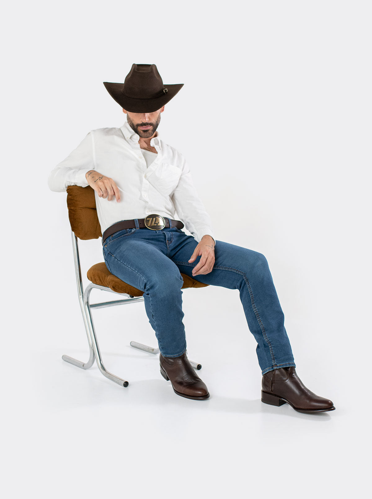 7L FLEX Regular Cut Denim Jeans Indigo Stone