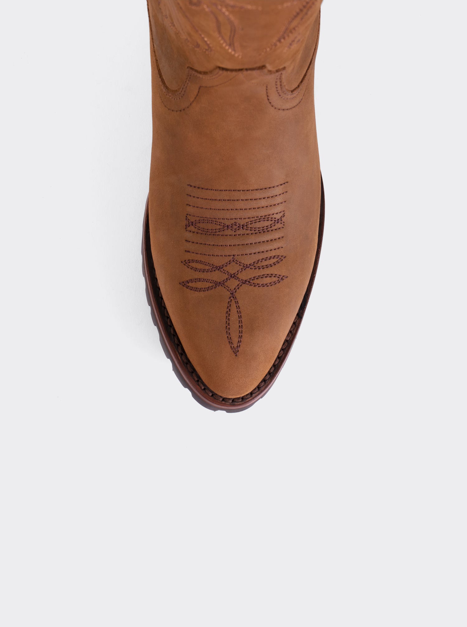 Bota Vaquera de Trabajo con Suela Track Crazy Papaya Estilo 1345