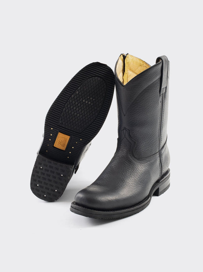 Bota Roper con Cierre Bull Fight Negro Estilo 1677 | SL MX – Siete ...