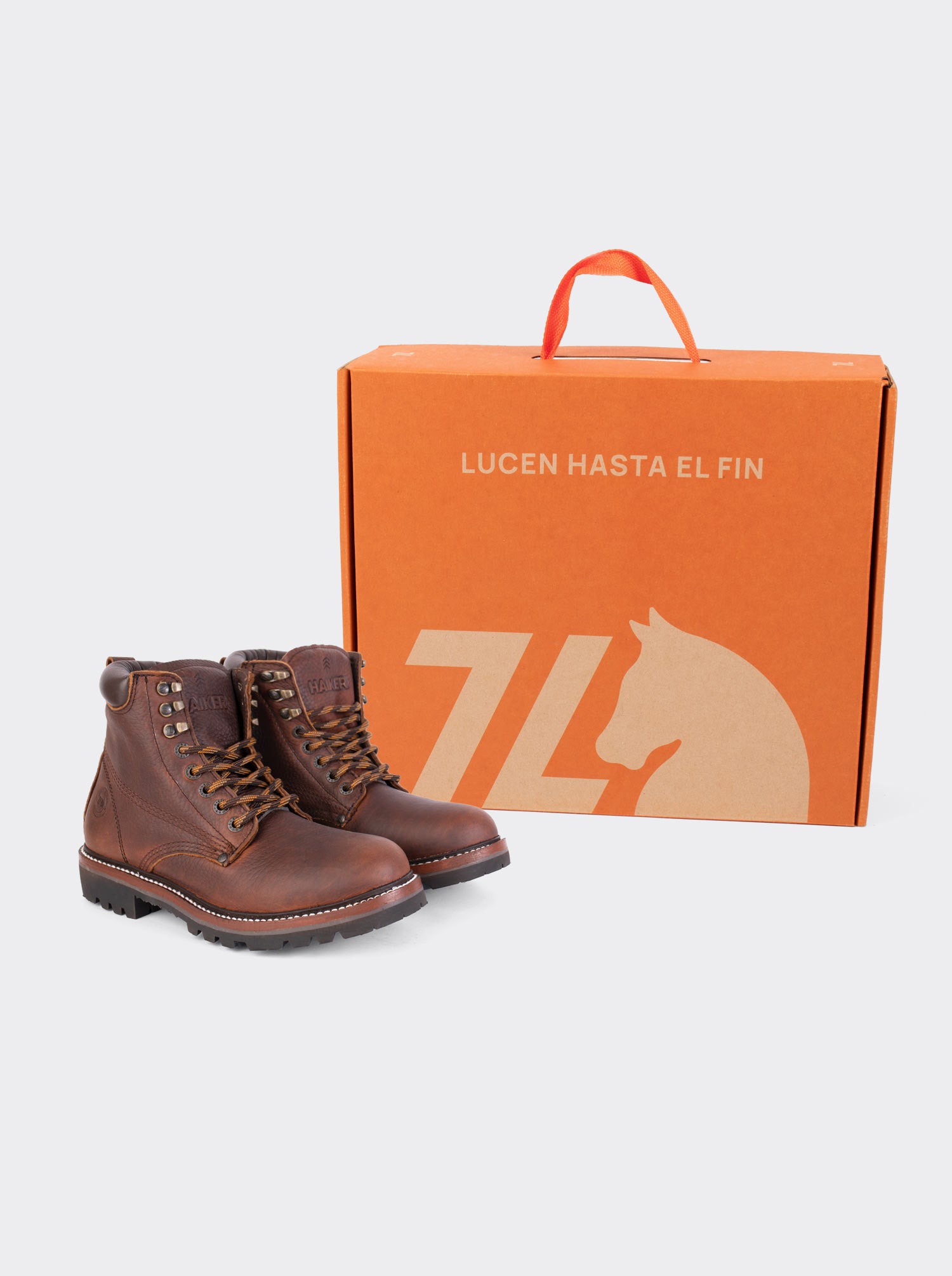 Bota Haiker Bull Fight Ocre con Suela Vibram Estilo 2413