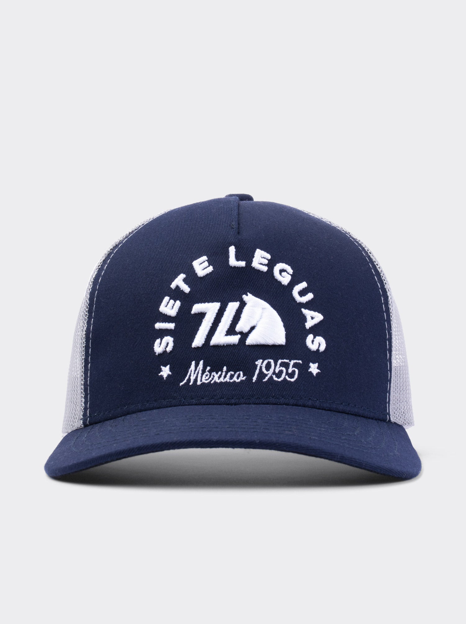 Gorra Trucker Siete Leguas Mexico 1955 Azul