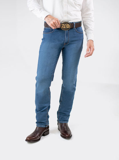 7L FLEX Regular Cut Denim Jeans Indigo Stone