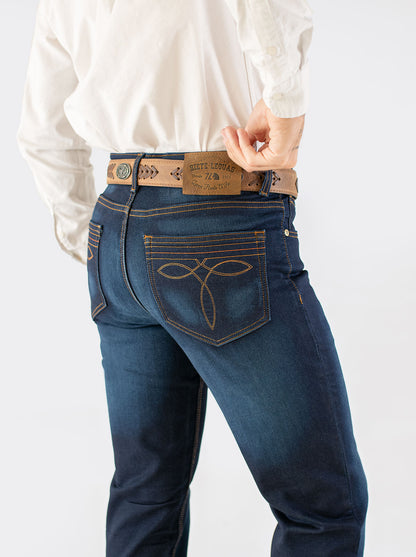 7L FLEX Regular Cut Denim Jeans Smooth Indigo